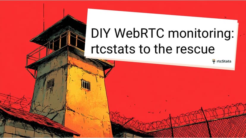 DIY WebRTC monitoring architecture built with rtcstats-js