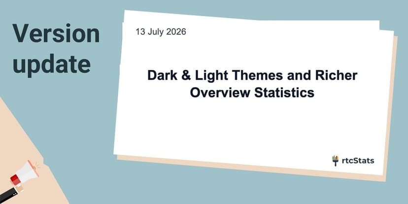 July Updates v1.8: Dark & Light Themes and Richer Overview Statistics